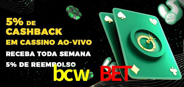 Promoções do cassino ao Vivo bcw bet
